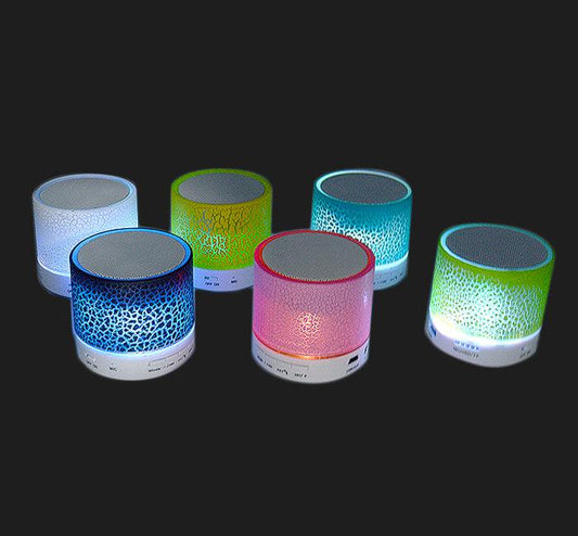 Mini Crack LED Bluetooth Speaker - lightbulbbusinessconsulting