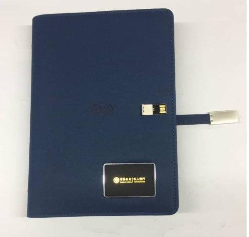 illuminated Logo Power Bank Notebook Journal - lightbulbbusinessconsulting