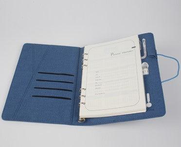 PU Notebook with Power Bank - lightbulbbusinessconsulting