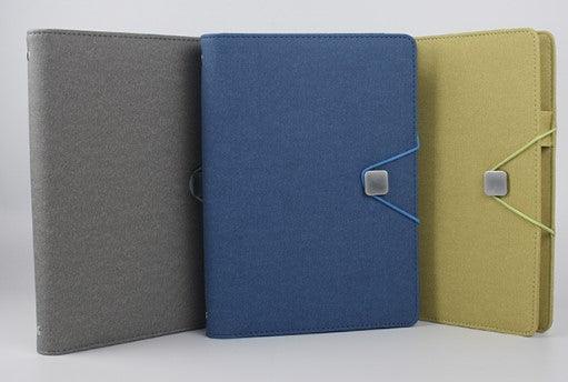 PU Notebook with Power Bank - lightbulbbusinessconsulting