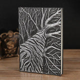 Embossed Retro Tree Notebook - lightbulbbusinessconsulting