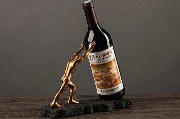 Strong Man Statue Wine Bottle Holder - lightbulbbusinessconsulting