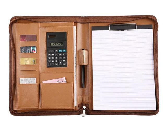 Notebook  Zipper Portfolio Jacket - lightbulbbusinessconsulting