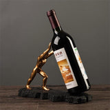 Strong Man Statue Wine Bottle Holder - lightbulbbusinessconsulting