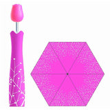 Fashion Rose Flower Bottle Umbrellas - LIGHTBULB GIFTS
