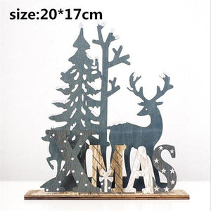 Wooden Snowflake Desktop Ornament - LIGHTBULB GIFTS