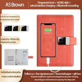Fingerprint Lock Smart Notebook - LIGHTBULB GIFTS