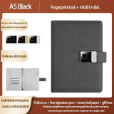 Fingerprint Lock Smart Notebook - LIGHTBULB GIFTS