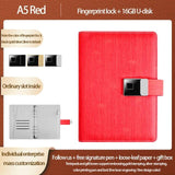 Fingerprint Lock Smart Notebook - LIGHTBULB GIFTS
