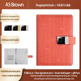Fingerprint Lock Smart Notebook - LIGHTBULB GIFTS