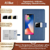 Fingerprint Lock Smart Notebook - LIGHTBULB GIFTS