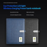 Illuminated Wireless Power-bank Notebook - LIGHTBULB GIFTS