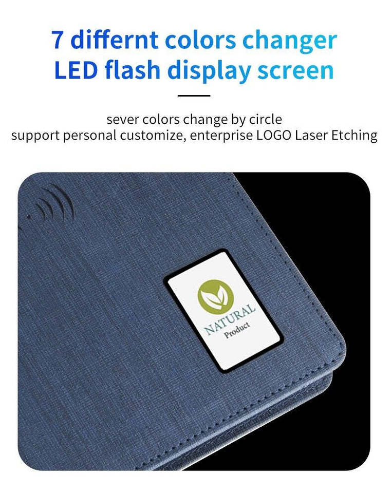 Illuminated Wireless Power-bank Notebook - LIGHTBULB GIFTS