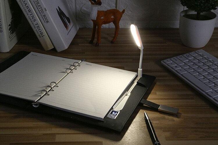 Illuminated Wireless Power-bank Notebook - LIGHTBULB GIFTS
