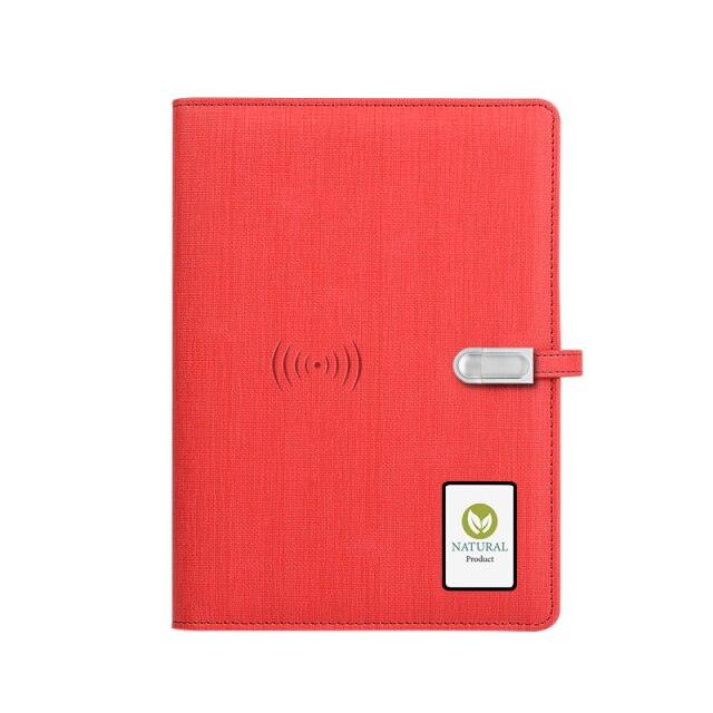 Illuminated Wireless Power-bank Notebook - LIGHTBULB GIFTS