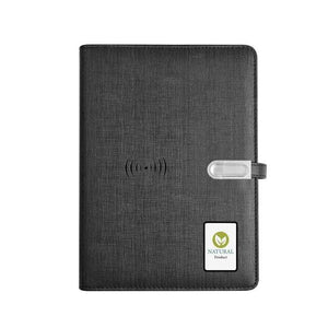 Illuminated Wireless Power-bank Notebook - LIGHTBULB GIFTS