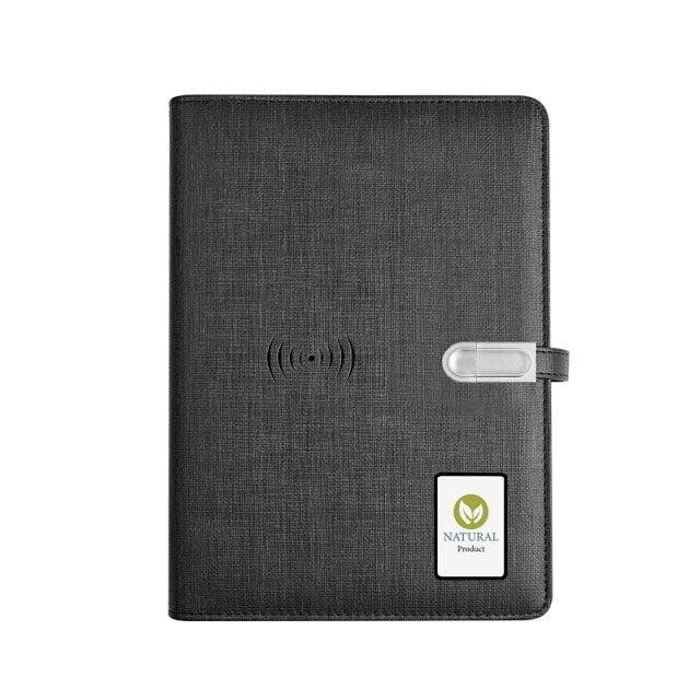 Illuminated Wireless Power-bank Notebook - LIGHTBULB GIFTS