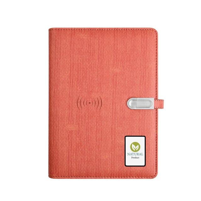 Illuminated Wireless Power-bank Notebook - LIGHTBULB GIFTS