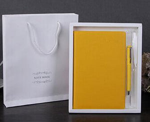 Promotional Note book set with matching pen - lightbulbbusinessconsulting