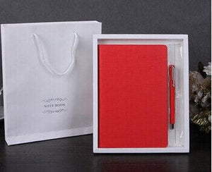 Promotional Note book set with matching pen - lightbulbbusinessconsulting