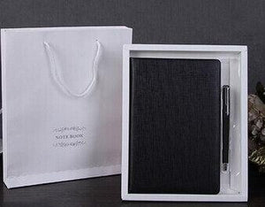 Promotional Note book set with matching pen - lightbulbbusinessconsulting