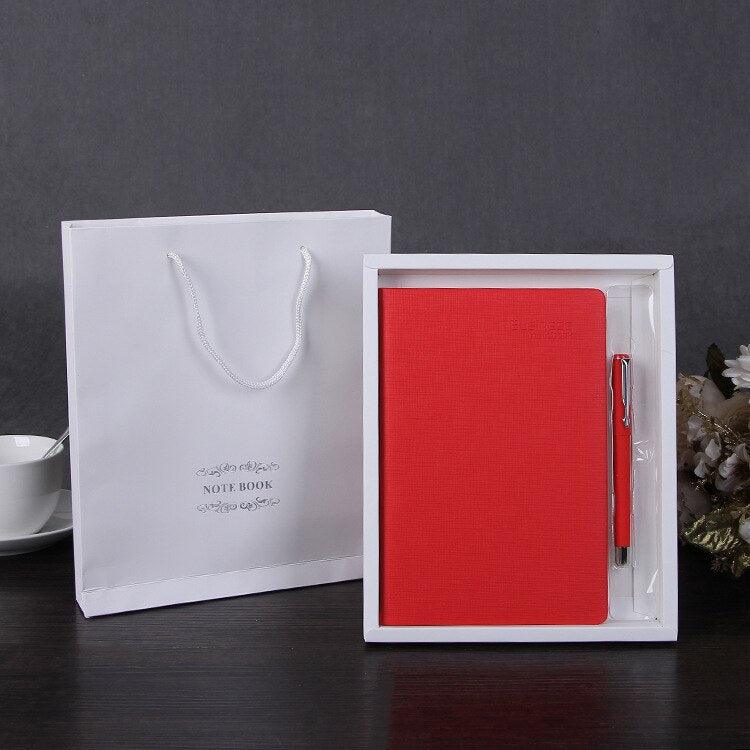 Promotional Note book set with matching pen - lightbulbbusinessconsulting