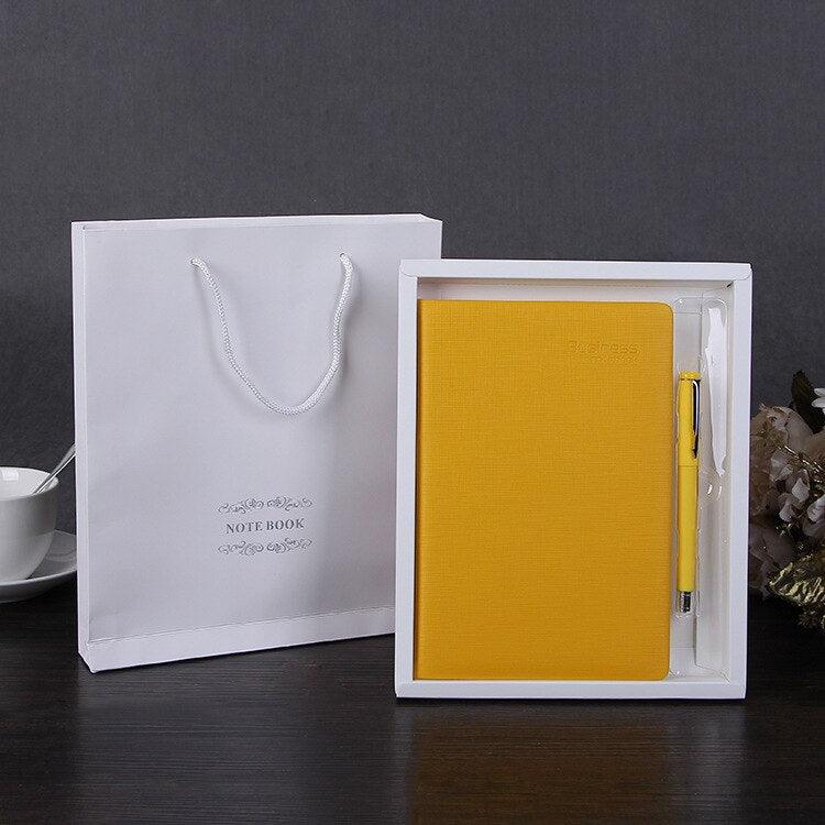 Promotional Note book set with matching pen - lightbulbbusinessconsulting