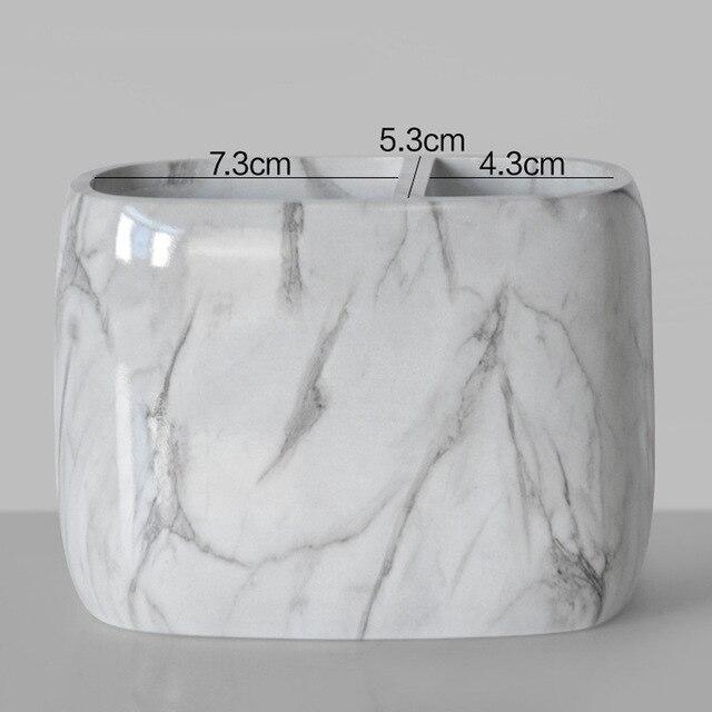 Marble Pen Holder - lightbulbbusinessconsulting