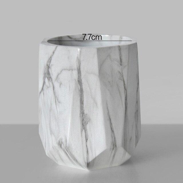 Marble Pen Holder - lightbulbbusinessconsulting