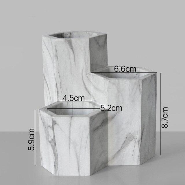 Marble Pen Holder - lightbulbbusinessconsulting