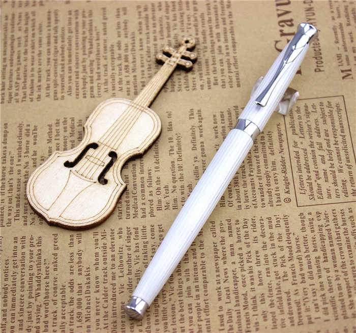 White MONTE MOUNT ballpoint Pen - lightbulbbusinessconsulting