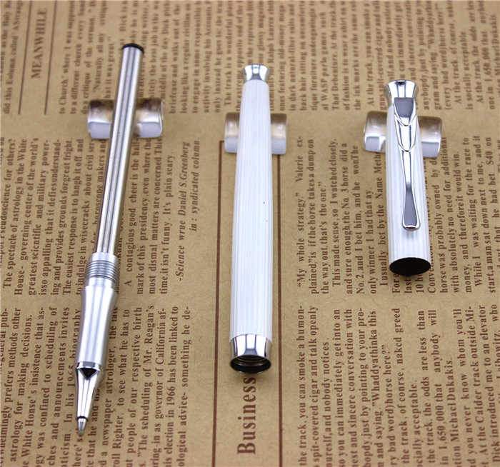 White MONTE MOUNT ballpoint Pen - lightbulbbusinessconsulting