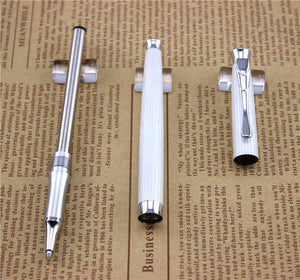 White MONTE MOUNT ballpoint Pen - lightbulbbusinessconsulting