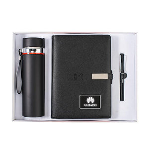Smart Logo Illuminated Notebook Gift Set - LIGHTBULB GIFTS
